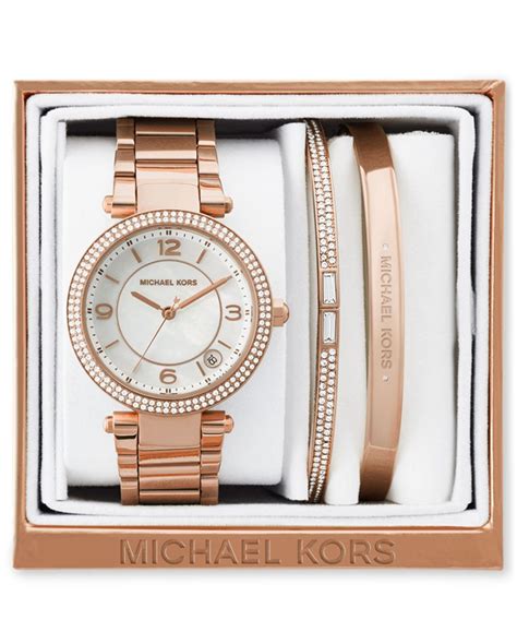 michael kors watch and bracelet set